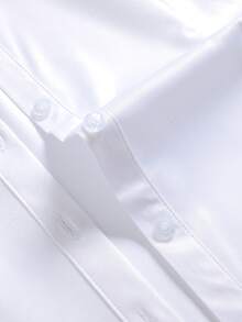 2025 New High-End Business Professional White Blouse For Women, Short Sleeve Office Formal Shirt Top - 白色 - 查看 7