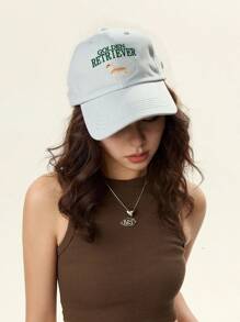 1 pezzo Cappellino da baseball con ricamo di Golden Retriever - Design unisex, perfetto per lo streetwear, lo sport e il tempo libero