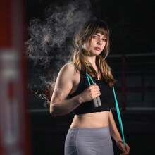 HEREROPE Jump Ropes For Fitness, Adjustable Jump Rope For Women Men, Weighted Speed Rope With 7mm PVC Skipping Rope, No-Slip Grip, Ball Bearing, Great For Speed, Cardio & Tricks, Strength Boxing