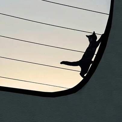 猫复活节彩蛋贴花 - 小猫贴纸 - 保险杠贴纸 - 隐藏贴花 - 可爱弹力猫贴花 - 猫咪礼物 - 汽车贴纸 - 汽车后视镜贴纸 - 汽车配件