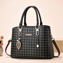 Women Shoulder Bags - 卡其拼黃 - 查看 4