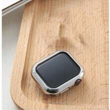 1入組電鍍PC硬殼蘋果手錶殼，適用於38/40/41/42/44/45/49mm，適用於蘋果手錶Ultra/SE/8/7/6/5/4/3/2/1
