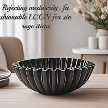 1 Stück handgefertigte Harzteller in Fächerform mit Lotosblattrand Dekor, geeignet für Innen- und Außendekoration Zuhause, Couchtisch, Küchentheke, Schüssel für Schlüssel im Eingangsbereich, Dekoration für Weihnachten, Halloween, Ostern, Erntedankfest, ohne Strombedarf