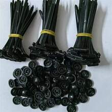 Nylon Universal Cable Tie Buckle,100-300 PCS Pin And Button Zip Ties Self-Locking - 100 PCS - View 10