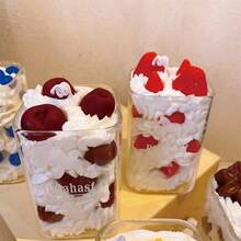 1 Glass Fruit Candle! Cheers To You And Another Year Of Beautiful Memories. Strawberries, Oranges, Cherries, Mulberries, Donuts, Chocolate Candles. I Hope Your Big Day Is As Sweet As These Lovely Candles, And Next Year Will Be Filled With Fun, Adventure, And Shareable Moments. - Multicolor - View 3