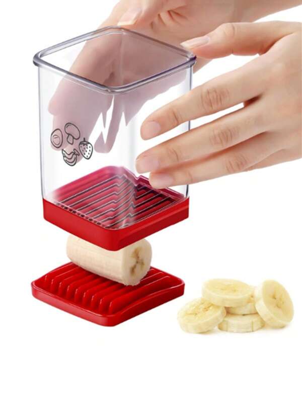 New Multi-Functional Household Kitchen Fruit & Vegetable Slicer With Push Plate, Quick Slicing