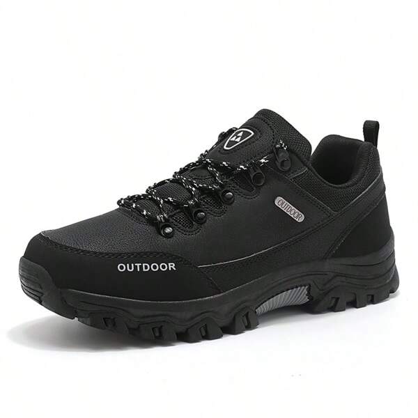 Men's New Low-Top Hiking Shoes, Outdoor Lace-Up Fashion Trekking Durable Anti-Slip Comfortable Hunting Walking Shoes, Wear-Resistant Daily Work Sports Casual Sneakers