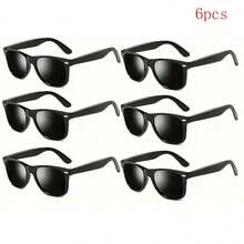 Bộ 6 chiếc kính thời trang Unisex - Nhiều màu - Xem 1