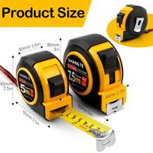 1m/5m Non-Slip Measuring Tape, Retractable Steel Tape Measure With Lock, Suitable For Body Measurement, Home Use, Construction, Woodworking, Design, Office And Other Measurement Tools