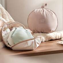 1 pieza Organizador de lencería para mujer, bolsa de almacenamiento ligera y portátil para sujetador, ropa interior, calcetines y accesorios escolares, esenciales para dormitorio, organizador de ropa y almacenamiento para el armario y el dormitorio - Multicolor - Ver 1