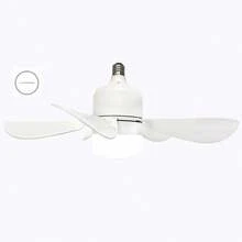 Ventilador de Techo con Control Remoto de Luces 3 Colores,3 Velocidades,Con Función de Temporizador,para Cocina/Baño/Dormitorio, Temporada de regreso a clases - Blanco - Ver 12