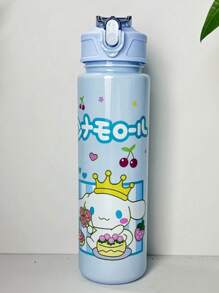 Sanrio 1 PIEZA Taza de material de PC con los personajes de dibujos animados Sanrio Kitty Kuromi Melody Cinnamoroll, adecuada para viajes diarios, desplazamientos y turismo. Un excelente regalo.