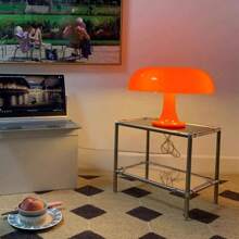 现代蘑菇形台灯 | USB 供电 | 三色可调光照明 | 抛光表面 | 装饰艺术风格 | 无限调光 | 卧室和办公桌的理想选择