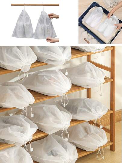 30 Pieces/Height 48cm 18.9 Inches, Width 32cm 12.6 Inches. /Height 38 Cm 14.96 Inches, Width 32 Cm 12. Six Inches. /Height 32 Cm 12,6 Inches, Width 24 Cm 9.45 Inches. Non-Woven Dust-Proof Shoe Covers, Sunscreen Yellow Bags, Sun-Proof, Moisture-Proof And Dust-Proof Protective Covers, Storage Bags, Rope Bags, Footwear Storage Bags, Disposable Non-Woven Travel Shoe Covers, Sun-Proof And Sun-Proof White Shoes, And Thick Dust-Proof Shoe Storage Bags.