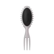 Escova de Cachos 2025 para Cabelos Cacheados, Ondulados e Enrolados - Escova Alisadora e Livre de Frizz com Ferramenta de Limpeza, Leve e Design, Múltiplas Cores, Adequada para Cabelos Molhados e Secos, Secagem com Secador, Uso Doméstico, Salão e Escova de Viagem, Modela Facilmente os Cachos e Adiciona Volume, De Volta às Aulas, Essenciais de Viagem e Férias, Acessórios de Cabelo para Mulheres