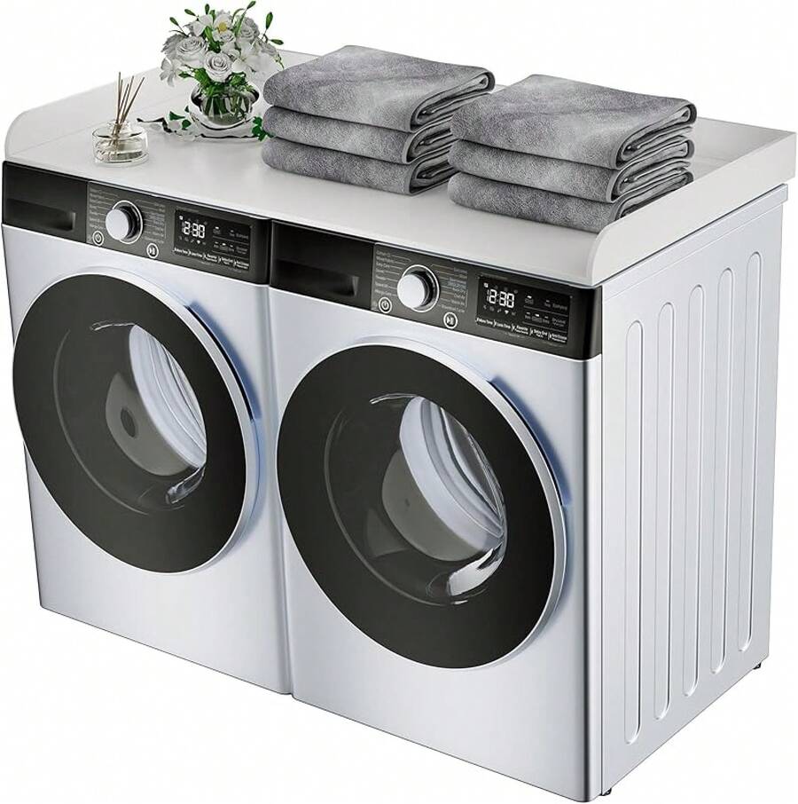 Washer And Dryer Countertop, 27.5" X 54" White Quick-Install Washer And Dryer Countertop For Organizing The Laundry Room.Halloween - trắng - Xem 1