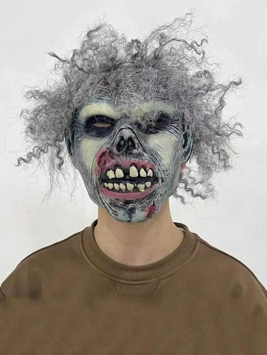 Halloween Haunted House Escape Room Props, Zombie Horror Latex, Funny And Funny Faces, Clown Masks