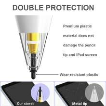 Kompatybilny z końcówkami rysika Apple Pencil Pro, kompatybilny zamienny wyciszający pojemnościowy rysik do iPada 2. generacji - Wielokolorowe - Zobacz 4