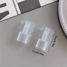 5/10pcs Wave Pattern Cable Protector Set, TPU Cable Organizer Sleeves, Batteryless, Compatible With Phone Charging Cables - Clear - View 5