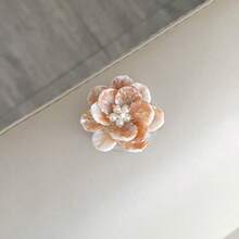 3D 花卉手机支架，可爱小巧的桌面支架，兼容智能手机，兼容 、Android 手机，生日、家人、朋友的礼物，推拉式手机支架，手机配件