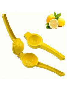 1pc Portable Aluminum Multifunctional Citrus Juicer - Efficient Manual Lemon Squeezer With Easy-Squeeze Design, Anti-Slip Handle, Effortless Citrus Press, No Electricity Needed, And Space-Saving Kitchen Storage - Essential Kitchen Gadgets For Fresh Juice Lovers