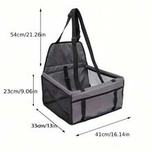 1Pc Pet Car Seat Bag For Small Dogs, Cats & Puppies - Scratch-Resistant, Wear-Resistant Fabric With Safety Features, Easy Travel Accessory, Pet Carrier Bag Dog Car Seat Car Seat Covers Dog Car Seat Cover Pet Car Seat - Multicolor - View 7