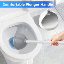 Toilet Plunger With Holder Plunger With Unique Holder Plungers For Bathroom With Holder Toilet Plunger Heavy Duty - as pic - View 5