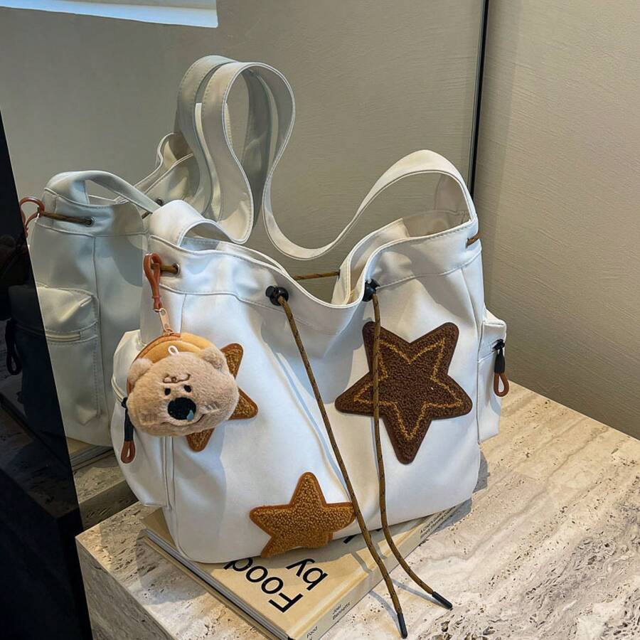 Women Shoulder Bags - 棕色 - 查看 1