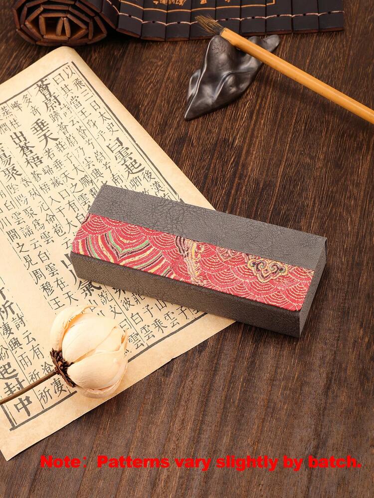 1 pieza Estuche de gafas de estilo clásico vintage con patrón retro, funda rígida portátil para protección de anteojos para hombres y mujeres, regalo elegante - Multicolor - Añade 5