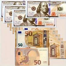 EUR/USD Paper Money Combo Pack, Pet-Themed Commemorative Banknotes In Various Denominations - Perfect For Parties, Anniversaries, DIY Projects, Halloween, Photo Shoots, And All Occasions