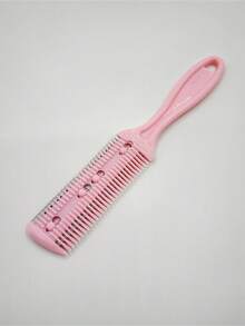 1pc + Blade 2-Sided Shaver Comb, Hair Thinning Comb With Blade, Dual-Sided Hairdressing Comb With Trimmer Blade, Home Hair Thinning Shaver, Fringe Trimmer With Blade, Shaver Comb With Blade, Multi-Functional Hair Clipper - Multicolor - View 13