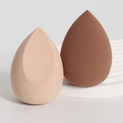 2pcs Makeup Sponge Sponge, Foundation Makeup Sponge For Liquid, Cream And Powder, Multi-Color, Latex-Free For Wet & Dry Use, Suitable For All Skin Types,Makeup,Cheap,Room Decor,Vanity,Travel,Bedroom,Makeup Accessories,Puff,Makeup Blender,Powder Puff,Makeup Sponge,Cheap,Stocking Stuffers,Makeup,Makeup Tools,Cheap Stuff,Gifts,Gifts For Women,Christmas Gifts