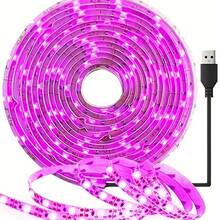 USB 供电粉色 LED 灯带，5V，60 个 LED/米，柔性 1 米/3 米/5 米，传统风格，塑料材质，不可拆卸，嵌入式安装，适用于卧室镜面桌饰，USB 供电灯 | 装饰照明 | 塑料条，卧室 LED 灯 - 粉色 - 查看 13