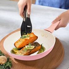 1 pieza/2 piezas Juego de utensilios de cocina antiadherentes color rosa, sartén, olla, sartén para panqueques, mini lindo - Multicolor - Ver 6