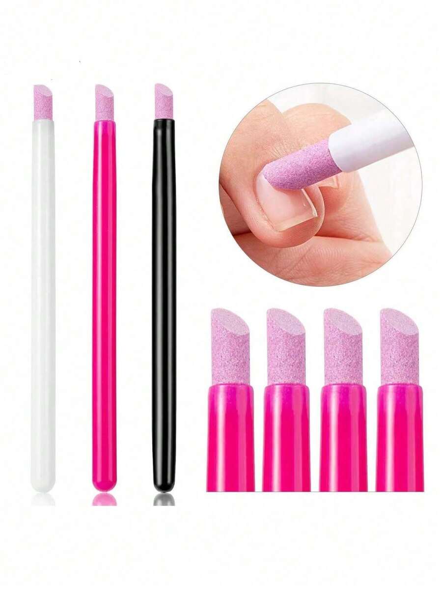 30pcs Nail Polish Stone Nail File Nail Polish Stick Nail Pen Cuticle Remover Trimmer Nail File Cuticle Remover Polisher Finger Nail Polish Stick Nail Polish Polishing Pen Pedicure Pen Washable Nail Tools Nail Salon Makeup Make Up Tools Polishers Nail Tools For Home Beauty Salon Cuticle Removal Trimmer - Multicolor - View 1