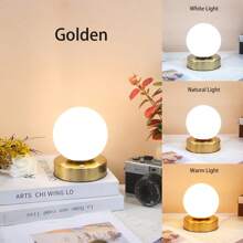 1 件三色可调光台灯，可充电学习台灯，露营台灯便携式 LED 夜灯，适用于学习阅读卧室和宿舍