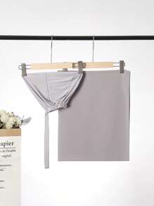 2 件套女士围巾和帽子套装，多功能内搭围巾帽组合，适合头巾、中东长袍、弹性雪纺围巾和帽子休闲套装