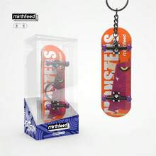 1 件带轴承的手指滑板，专业 5 层枫木手指滑板减压玩具、钥匙扣、背包吊坠、生日礼物、返校礼物 - 彩色 - 查看 5