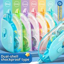 1 Piece Of Macaron Color Correction Tape, 5 Mm X 6 M Correction Tape, Push-Pull Core, Easy To Use, Instant Correction, Retractable Tip, For Correcting Bad Handwriting, Back To School And Office Supplies