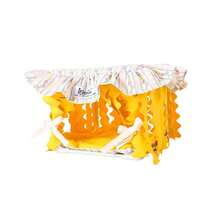 ITANDME 小型动物床，豚鼠藏身处，兔子藏身处，透气仓鼠床，带花卉图案的刺猬床，可机洗软垫，室内宠物避暑小屋 - 彩色 - 查看 11