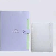 可拆卸 A4/A5 活页夹封面、学生活页笔记本、办公用品、返校用品、学校用品 - 綁帶款活頁夾 - 查看 23