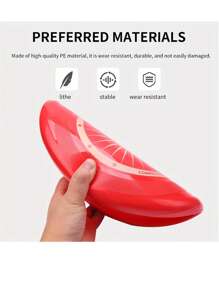 1pc 27cm/10.6in PE Professional Adult Competition Plastic Flying Disc Standard Beach Ultimate