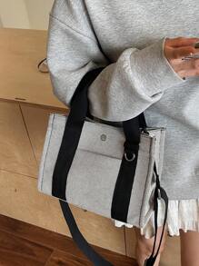 Sac à main minimaliste de grande capacité, sac à bandoulière, cabas, sac bandoulière