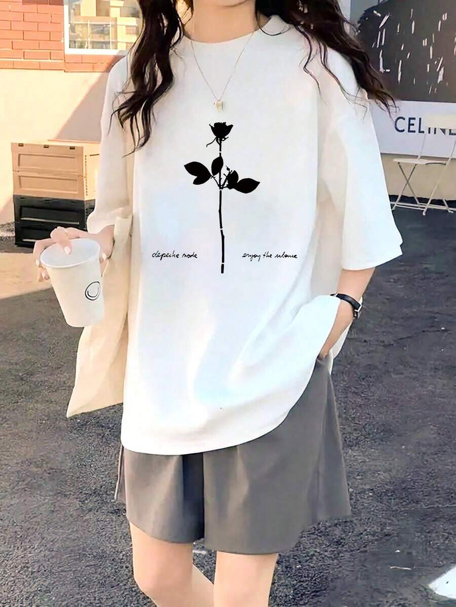 Women T-Shirts - 白色 - 查看 1