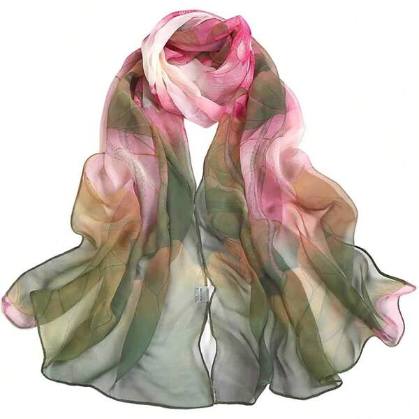 Acotavie Scarfs For Women Lightweight Fashion Scarves Print Floral Pattern Scarf Shawl Wraps