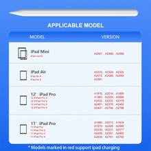 第二代 iPad Pencil 配备磁性无线充电功能，Apple Pencil 配备磁性充电线，Apple Pencil 兼容（2018-2022）iPad 10/9/8/7/6、iPad Air、iPad Mini 6/5、iPad Pro 11 12.9 英寸，90mAh - 白色 - 查看 3
