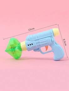 Juguete lanzador creativo que se ilumina, gira y destella en colores aleatorios