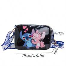 1 件新款米奇米妮卡通方形包，新款单肩包，可爱卡通斜挎包，儿童和成人迷你方形包，时尚零钱包，适用于学校用品，返校