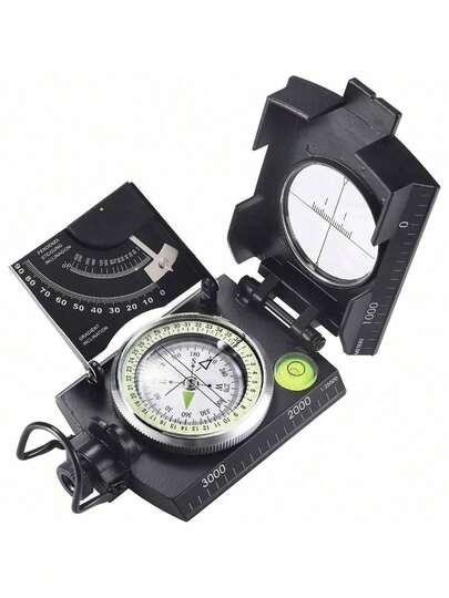 Multifunctional Military Sighting Navigation Compass With Inclinometer | Impact Resistant & Waterproof Compass For Hiking