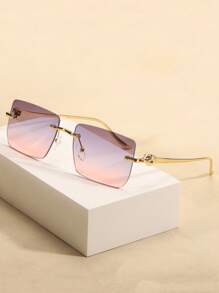 Augonstern 1副超大镜框时尚眼镜，欧美街头风格，适合度假和旅行 - 彩色 - 查看 15